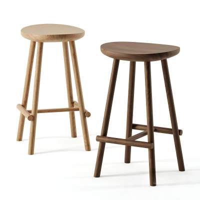 北欧原木吧椅-01